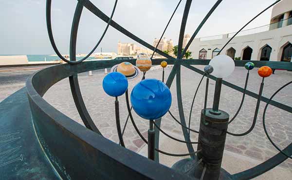 Astrological sculpture for planetarium, Katara, Qatar