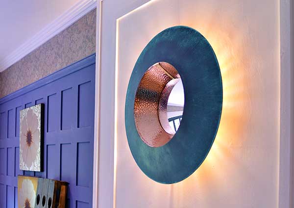 Mirage mirrored wall art