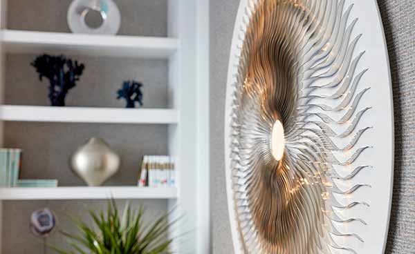 Turbine indoor wall sculpture