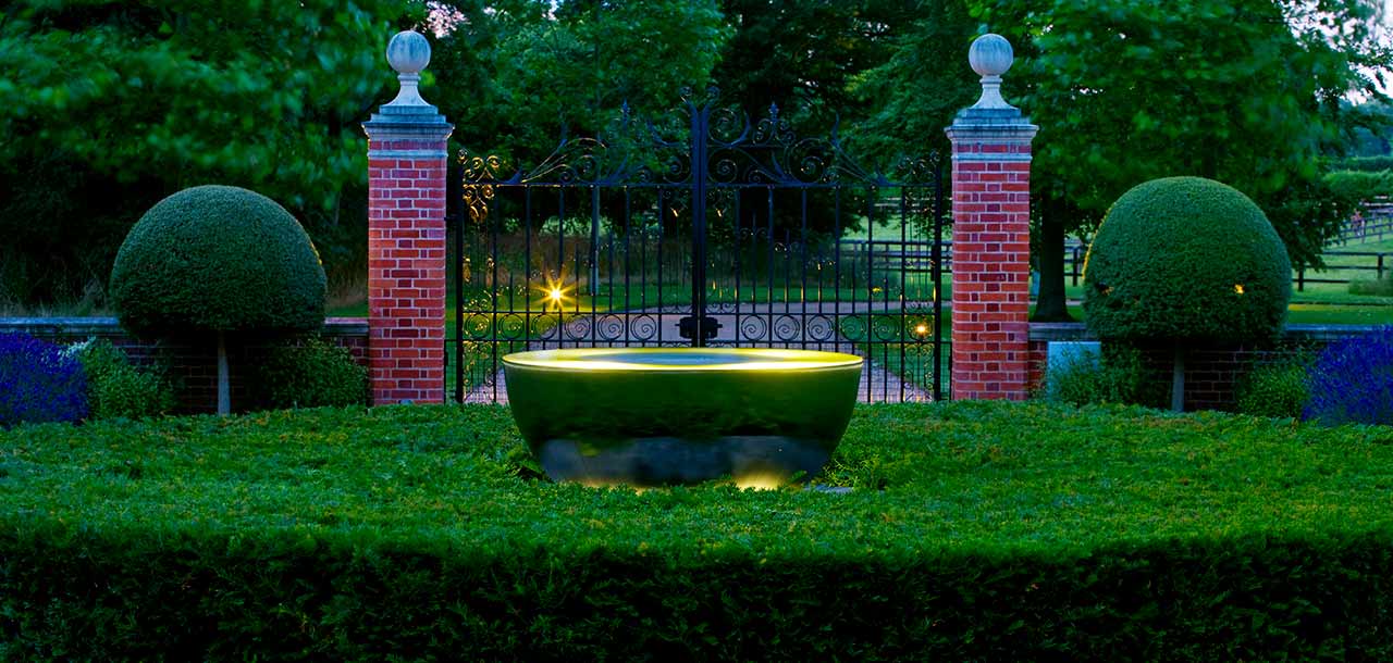 Lighting for the Chalice water feature