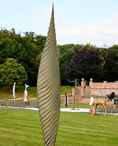 Nyneve sculpture at Carden Park