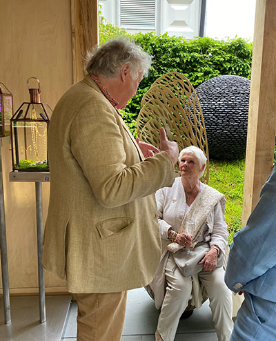 Judy Dench tests out the Sycamore