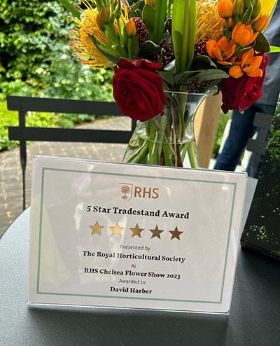 Five star Trade Stand Award