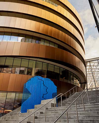 Public art at an Edinburgh shopping mall