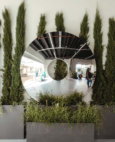 Reflections in Torus sculpture