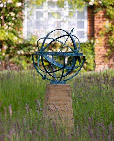 Armillary sphere sundial