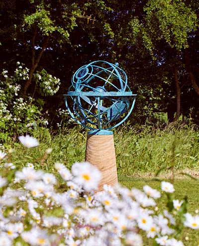 Armillary 30 sundial, limited edition for David Harber