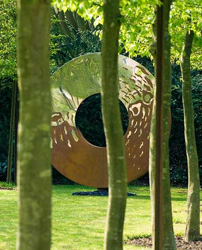 Metal landscape art