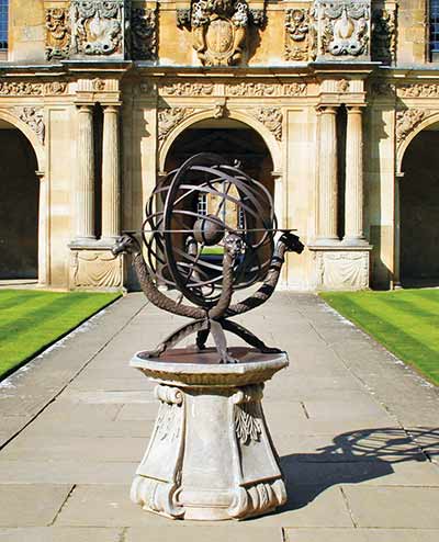 Faithful replica at Oxford University of the <em>Mathematical Jewel</em> designed by distinguished Elizabethan dialist John Blagrave who also happens to be David Harber