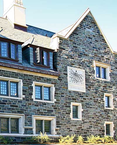 Wall sundial,
Whitman College,
Princeton University,
New Jersey