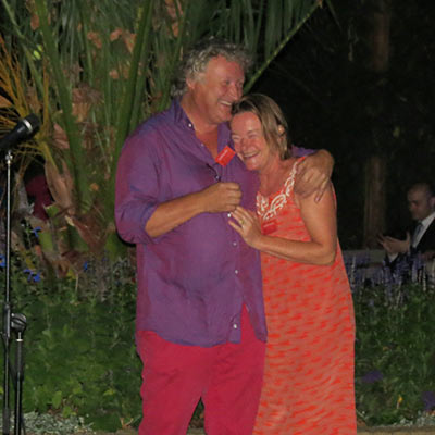 David and Sophie Harber at the company
