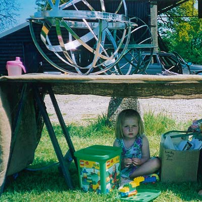 Like travelling salesman with toddler Maya Harber