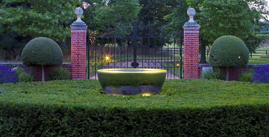 Sky Chalice outdoor water feature