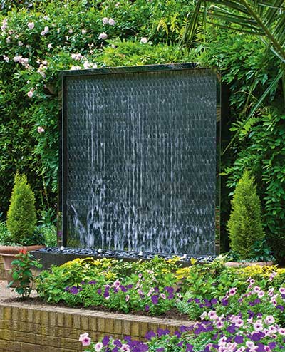 Wall Water Feature: the Petal Wall